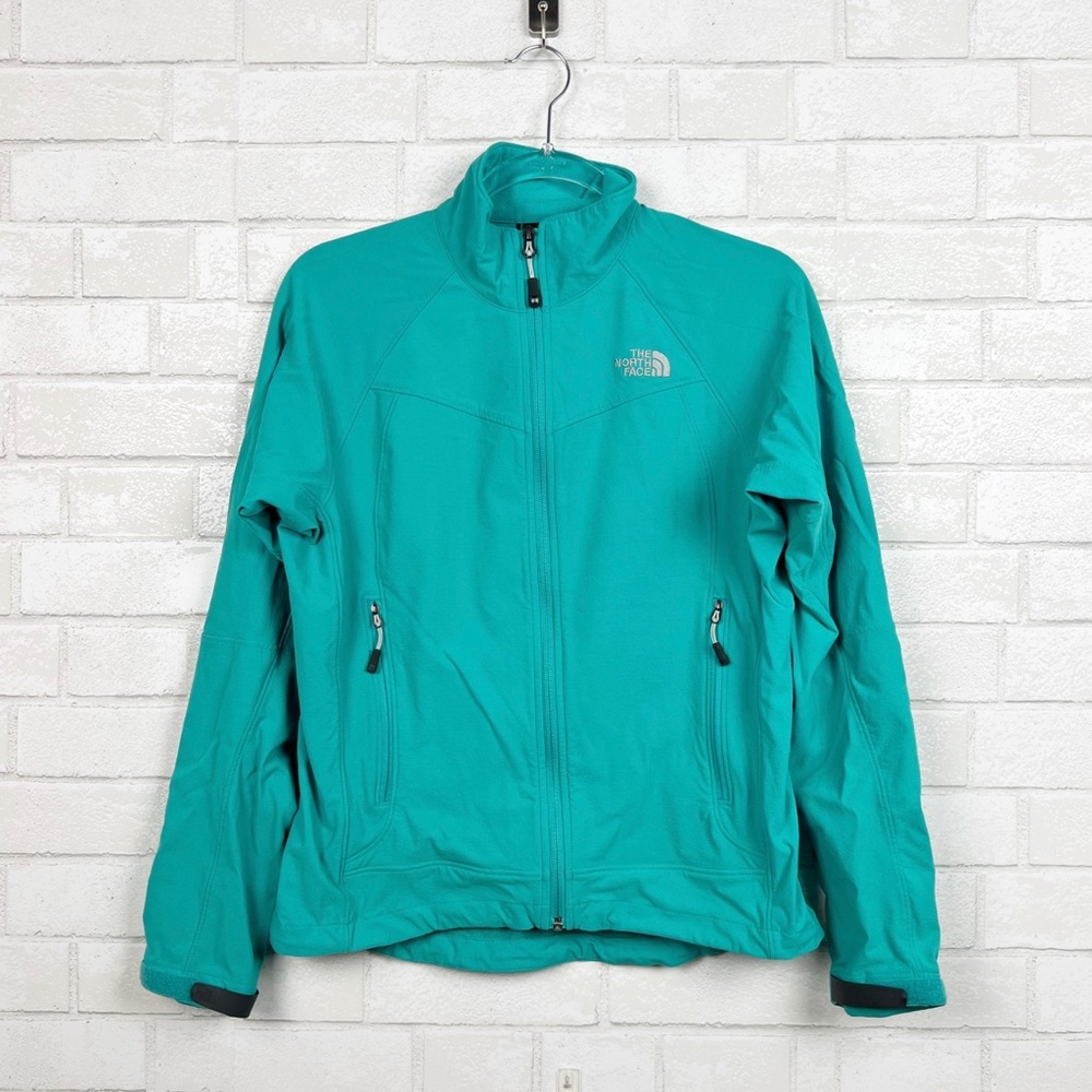 The North Face TNF Apex Summit Series Teal Zip up Jacket